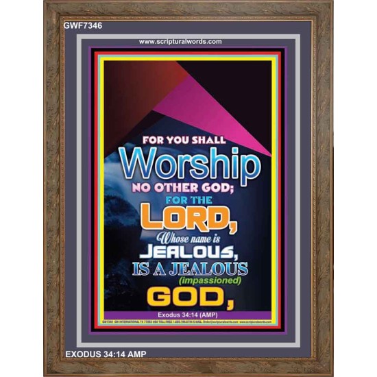 WORSHIP   Religious Art Frame   (GWF7346)   