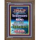 UNRIGHTEOUSNESS   Contemporary Christian Paintings Acrylic Glass frame   (GWF7369)   