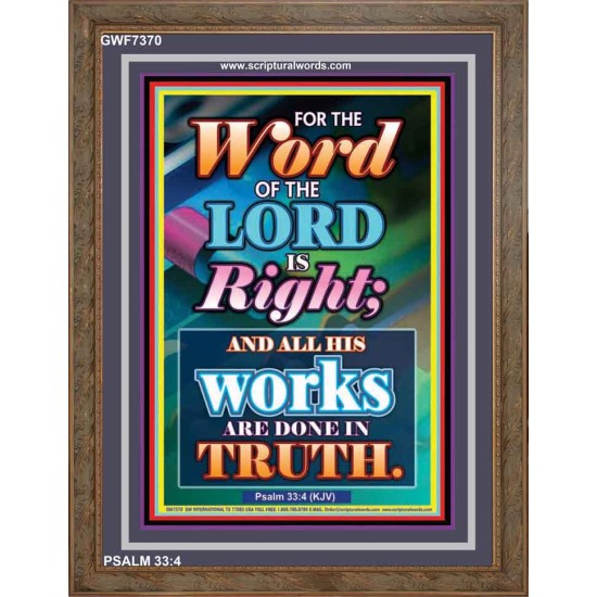 WORD OF THE LORD   Contemporary Christian poster   (GWF7370)   