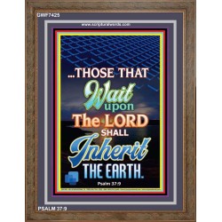 WAIT UPON THE LORD   Bible Verses Frame for Home   (GWF7425)   "33x45"