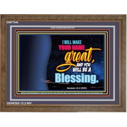 BE A BLESSING   Custom Art and Wall Dcor   (GWF7548)   