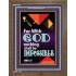 WITH GOD NOTHING SHALL BE IMPOSSIBLE   Frame Bible Verse   (GWF7564)   "33x45"
