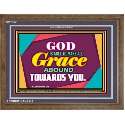 ABOUNDING GRACE   Printable Bible Verse to Framed   (GWF7591)   