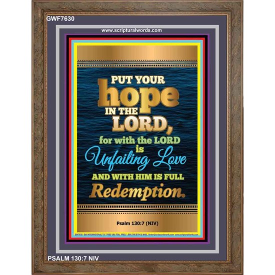 UNFAILING LOVE   Bible Scriptures on Love frame   (GWF7630)   