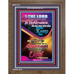 A LIGHT OF THE GENTILES   Framed Bible Verses   (GWF7714)   "33x45"