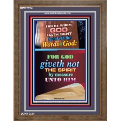 WORDS OF GOD   Bible Verse Picture Frame Gift   (GWF7724)   