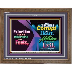 ABSTAIN FROM ALL APPEARANCE OF EVIL Bible Verses to Encourage  frame   (GWF7862)   "45x33"