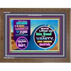 ASCEND INTO THE HILL OF THE LORD   Inspiration Frame   (GWF7928)   