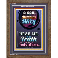 TRUTH OF THY SALVATION   Framed Bible Verses   (GWF8017)   "33x45"