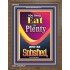 YOU SHALL EAT IN PLENTY   Inspirational Bible Verse Framed   (GWF8030)   "33x45"