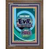 TURN AWAY FROM EVIL   Encouraging Bible Verses Framed   (GWF8082)   "33x45"