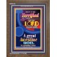 A GREAT AND AWSOME GOD   Framed Religious Wall Art    (GWF8149)   