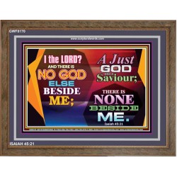 A JUST GOD   Framed Bible Verse Online   (GWF8170)   "45x33"