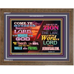 WALK IN HIS PATH   Christian Paintings   (GWF8217)   "45x33"