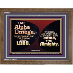 ALPHA AND OMEGA   Scripture Art   (GWF8248)   