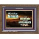 WORSHIP JEHOVAH   Large Frame Scripture Wall Art   (GWF8277)   