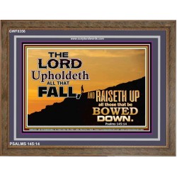 UPHOLDETH ALL THAT FALL   Scripture Wall Art   (GWF8356)   "45x33"