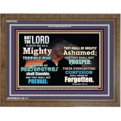 A MIGHTY TERRIBLE ONE   Bible Verse Frame Art Prints   (GWF8362)   "45x33"