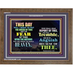 YOUR ENIMIES SHALL TREMBLE   Framed Christian Wall Art   (GWF8372)   