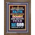 TRUST GOD AT ALL TIMES   Biblical Paintings Acrylic Glass Frame   (GWF8415)   "33x45"