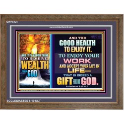 WEALTH FROM GOD   Art & Dcor Framed   (GWF8424)   "45x33"