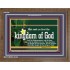 SEEK YE FIRST THE KINGDOM OF GOD  Framed Lobby Wall Decoration   (GWF848)   "45x33"