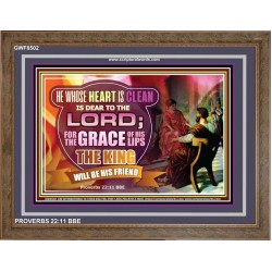 A CLEAN HEART   Bible Verses Frame Art Prints   (GWF8502)   "45x33"