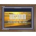 WALK IN WISDOM   Bible Verse Wall Art   (GWF865)   "45x33"