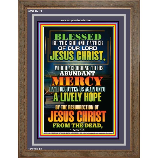 ABUNDANT MERCY   Scripture Wood Frame Signs   (GWF8731)   