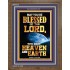 WHO MADE HEAVEN AND EARTH   Encouraging Bible Verses Framed   (GWF8735)   "33x45"