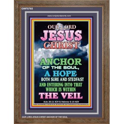 ANCHOR OF THE SOUL   Bible Verse Art Prints   (GWF8765)   
