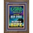 THE SPIRIT OF HOPE   Bible Verses Wall Art Acrylic Glass Frame   (GWF8798)   "33x45"