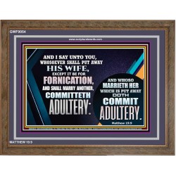 ADULTERY   Frame Scriptural Wall Art   (GWF9054)   