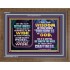 WISDOM OF THE WORLD IS FOOLISHNESS   Christian Quote Frame   (GWF9077)   "45x33"