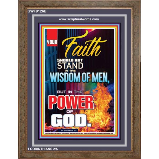 YOUR FAITH   Framed Bible Verses Online   (GWF9126B)   