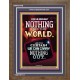 WE BROUGHT NOTHING TO THE WORLD   Framed Scriptural Dcor   (GWF9147B)   