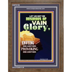 VAIN GLORY   Bible Verses Wall Art Acrylic Glass Frame   (GWF9196)   "33x45"