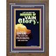 VAIN GLORY   Bible Verses Wall Art Acrylic Glass Frame   (GWF9196)   