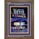 WORK OUT YOUR SALVATION   Bible Verses Wall Art Acrylic Glass Frame   (GWF9209)   
