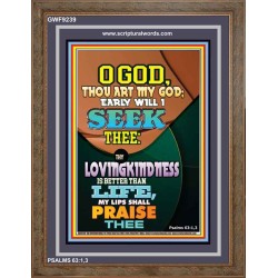 YOUR LOVING KINDNESS IS BETTER THAN LIFE   Biblical Paintings Acrylic Glass Frame   (GWF9239)   