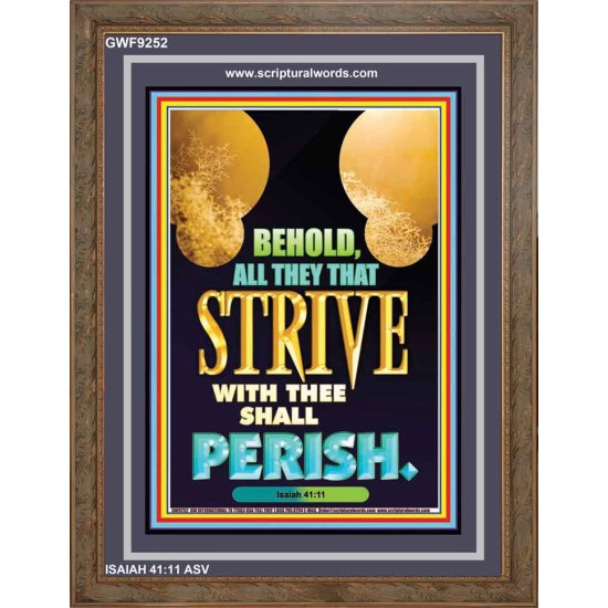 ALL THEY THAT STRIVE WITH YOU   Contemporary Christian Poster   (GWF9252)   