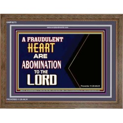 WHAT ARE ABOMINATION TO THE LORD   Large Framed Scriptural Wall Art   (GWF9273)   "45x33"