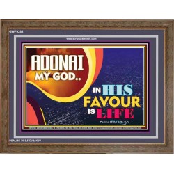 ADONAI MY GOD   Bible Verse Framed for Home Online   (GWF9288)   