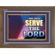 WE WILL SERVE THE LORD   Frame Bible Verse Art    (GWF9302)   