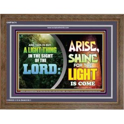 A LIGHT THING IN THE SIGHT OF THE LORD   Art & Wall Dcor   (GWF9474)   
