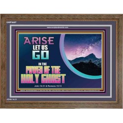 ARISE LET US GO HENCE   Wall Dcor   (GWF9497)   