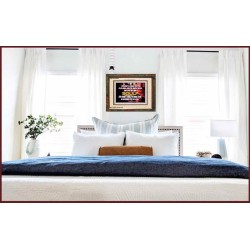 WHAT SHALL A MAN GIVE FOR HIS SOUL   Framed Guest Room Wall Decoration   (GWFAITH6584)   "18x16"