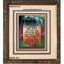 YOU ARE PRECIOUS IN THE SIGHT OF THE LORD   Christian Wall Dcor   (GWFAITH129)   "16x18"