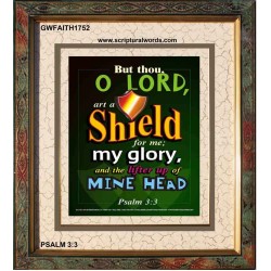 A SHIELD FOR ME   Bible Verses For the Kids Frame    (GWFAITH1752)   "16x18"