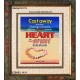 A NEW HEART AND A NEW SPIRIT   Scriptural Portrait Acrylic Glass Frame   (GWFAITH1775)   